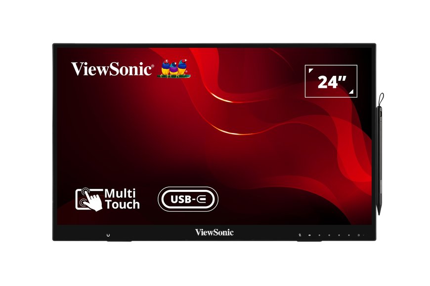 ViewSonic Launches Latest 24-inch Touch Monitor to Realise Smart Podium Solution